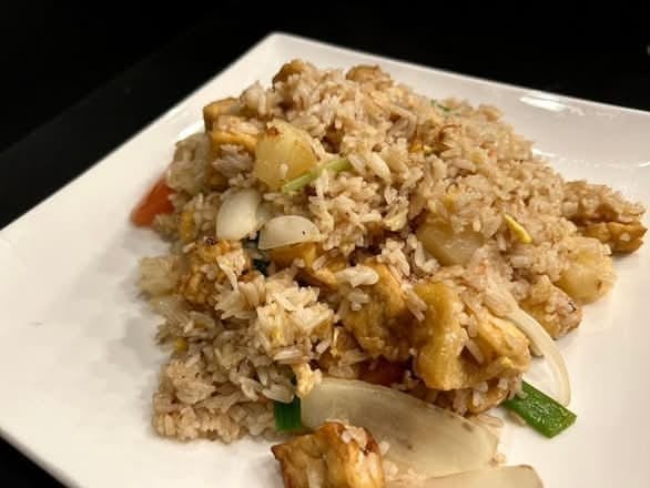 L - Pineapple Fried Rice.